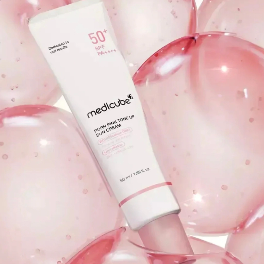Medicube PDRN Pink Tone Up Protetor Solar Cream Fps50+ | 50ml