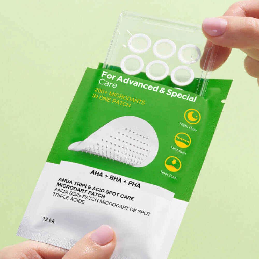 Anua Triple Acid Spot Care Microdart Patch - 12 un.