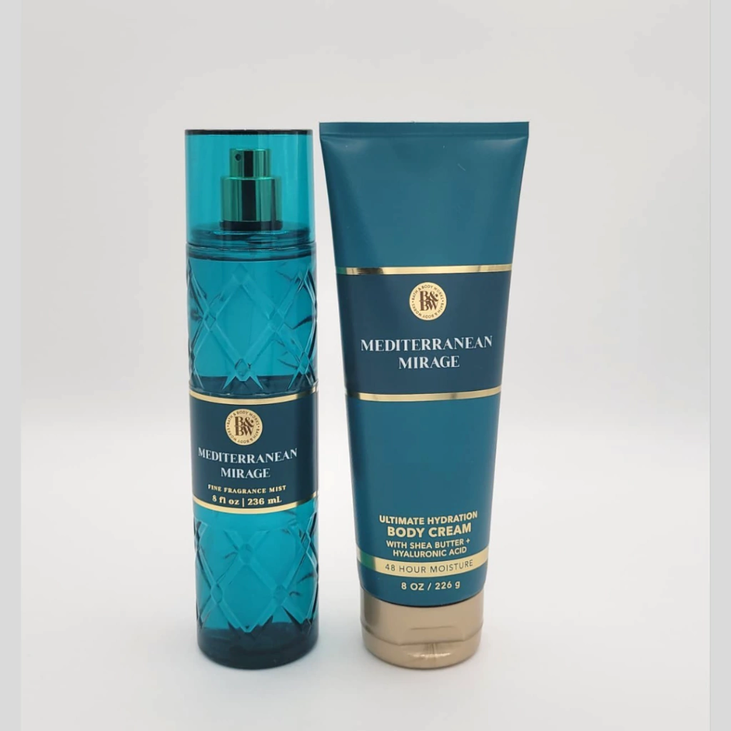 Bath & Body Works Mediterranean Mirage - Body Splash 250mL + Hidratante 236mL
